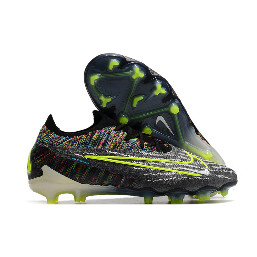 Chuteira Campo Nike Phantom GX Elite FG Preta e Verde 
