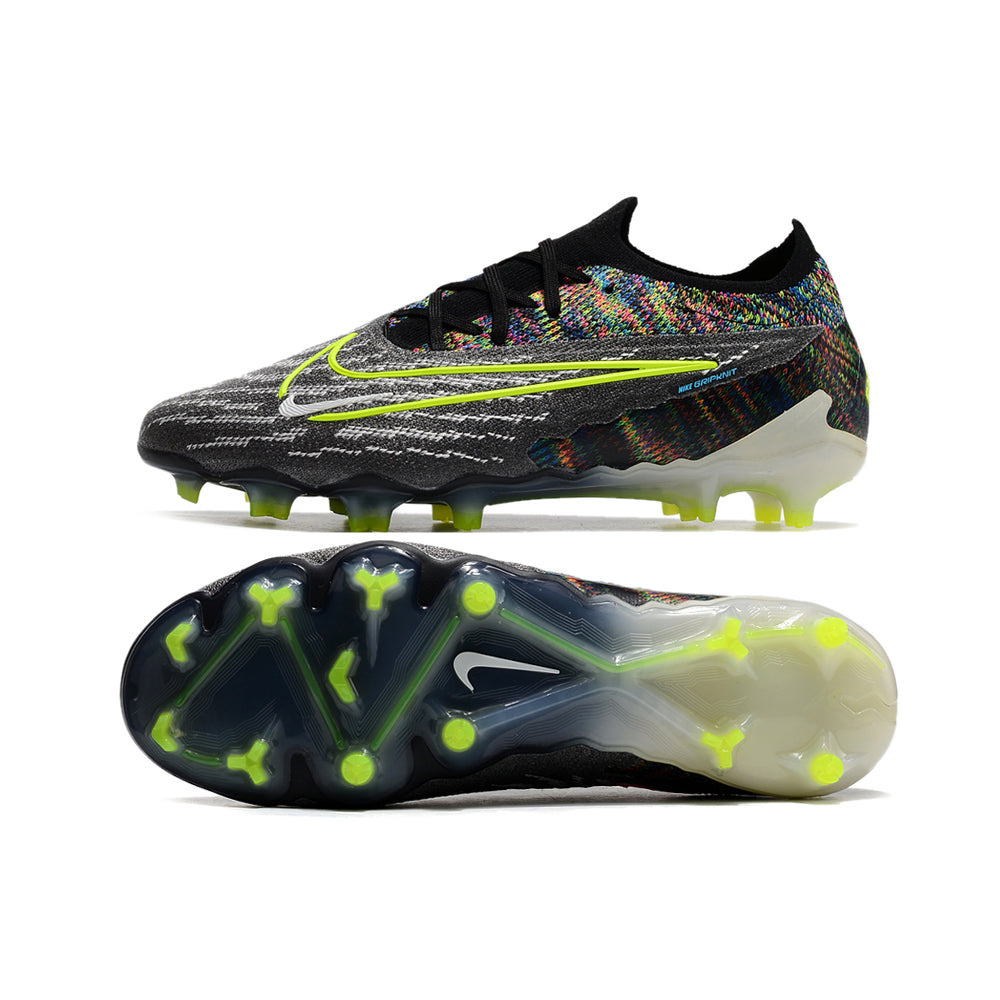 Chuteira Campo Nike Phantom GX Elite FG Preta e Verde 