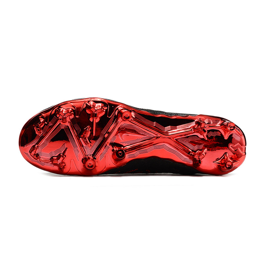 Chuteira Campo Nike Phantom GX Elite FG Preta e Vermelha