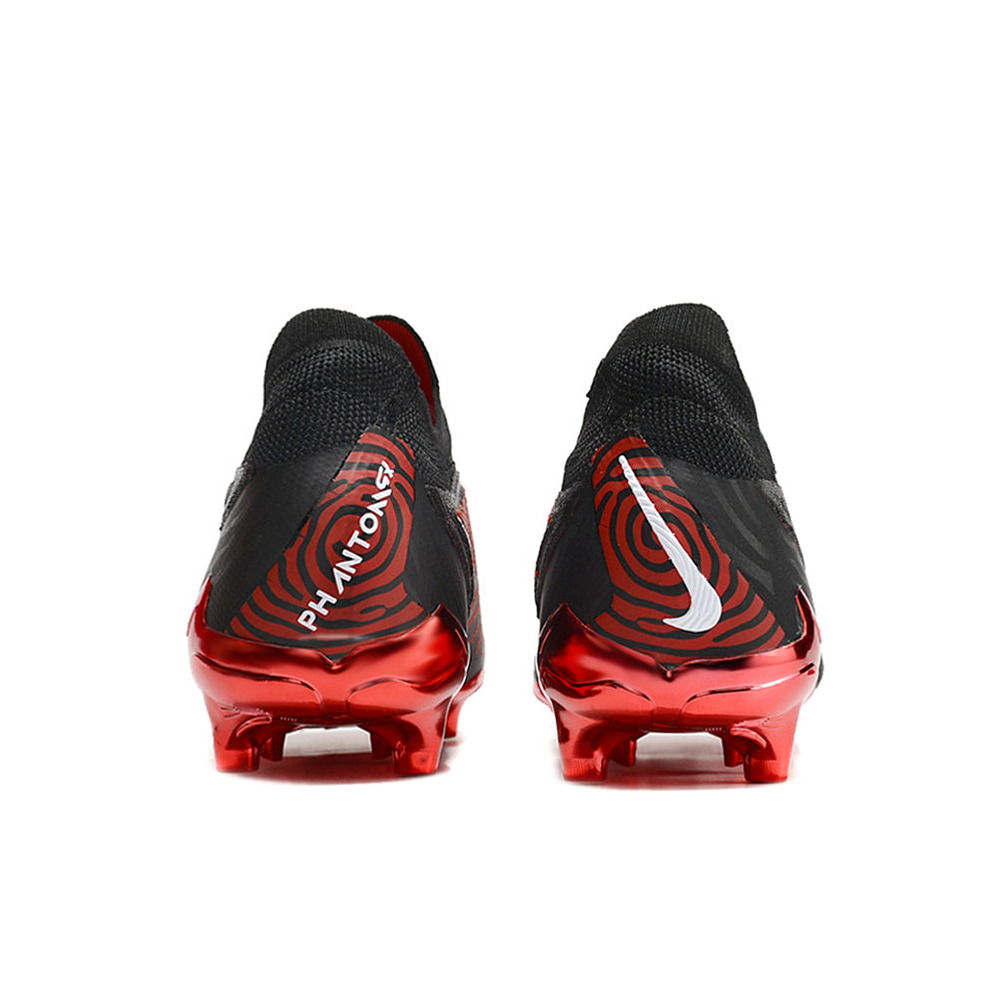 Chuteira Campo Nike Phantom GX Elite FG Preta e Vermelha