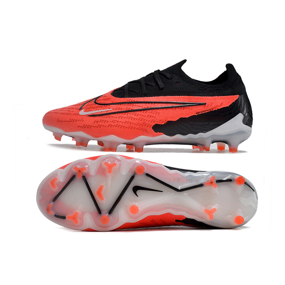 Chuteira Campo Nike Phantom GX Elite FG Preta e Vermelha 