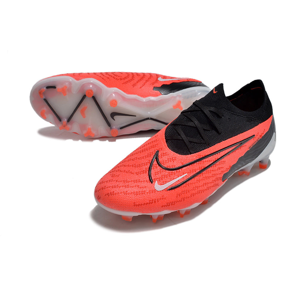 Chuteira Campo Nike Phantom GX Elite FG Preta e Vermelha 