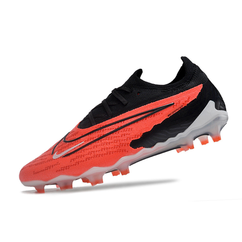 Chuteira Campo Nike Phantom GX Elite FG Preta e Vermelha 