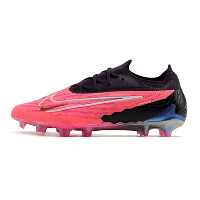 Chuteira Campo Nike Phantom GX Elite FG Rosa e Preto 