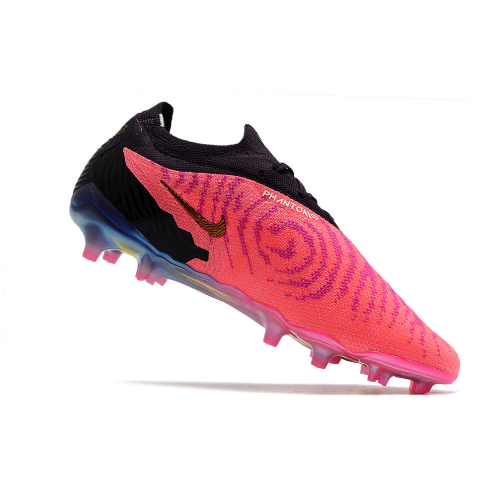 Chuteira Campo Nike Phantom GX Elite FG Rosa e Preto 
