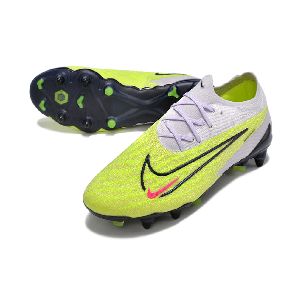 Chuteira Campo Nike Phantom GX Elite Ponta de Aluminio Cinza e Verde 