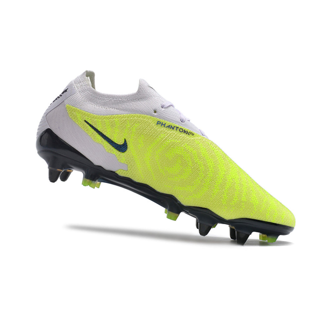 Chuteira Campo Nike Phantom GX Elite Ponta de Aluminio Cinza e Verde 