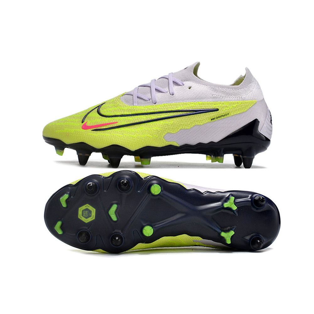 Chuteira Campo Nike Phantom GX Elite Ponta de Aluminio Cinza e Verde 