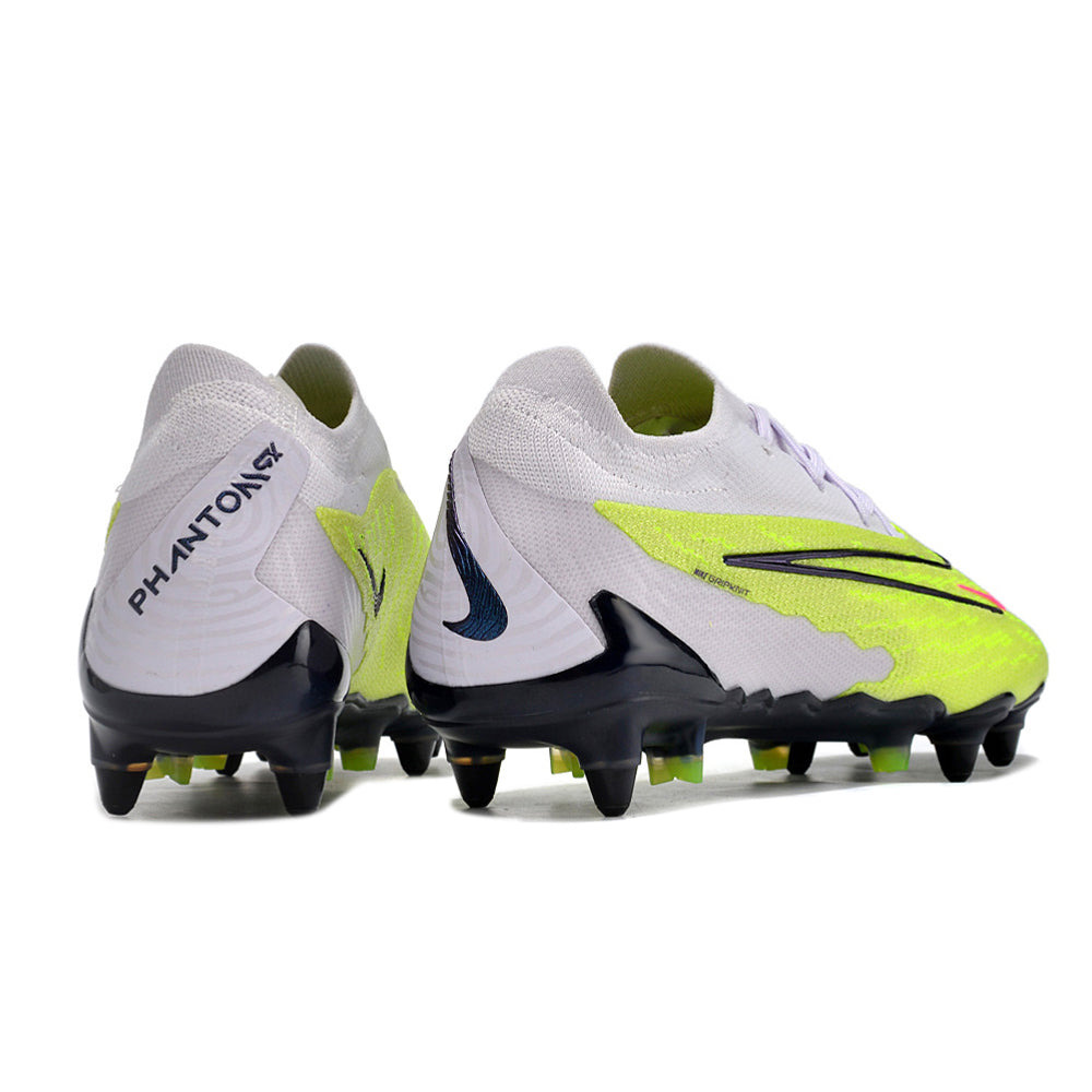 Chuteira Campo Nike Phantom GX Elite Ponta de Aluminio Cinza e Verde 