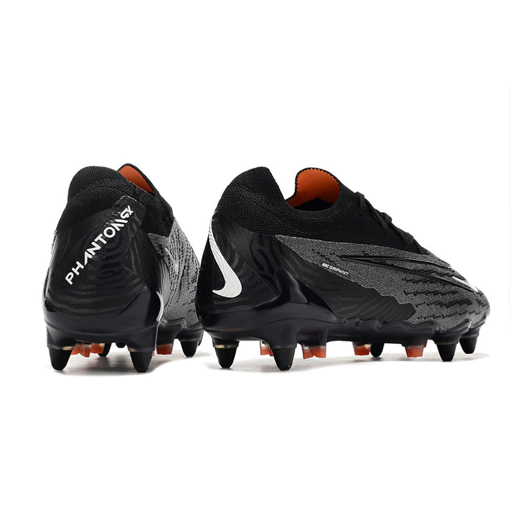 Chuteira Campo Nike Phantom GX Elite Ponta de Aluminio Preta e Laranja 