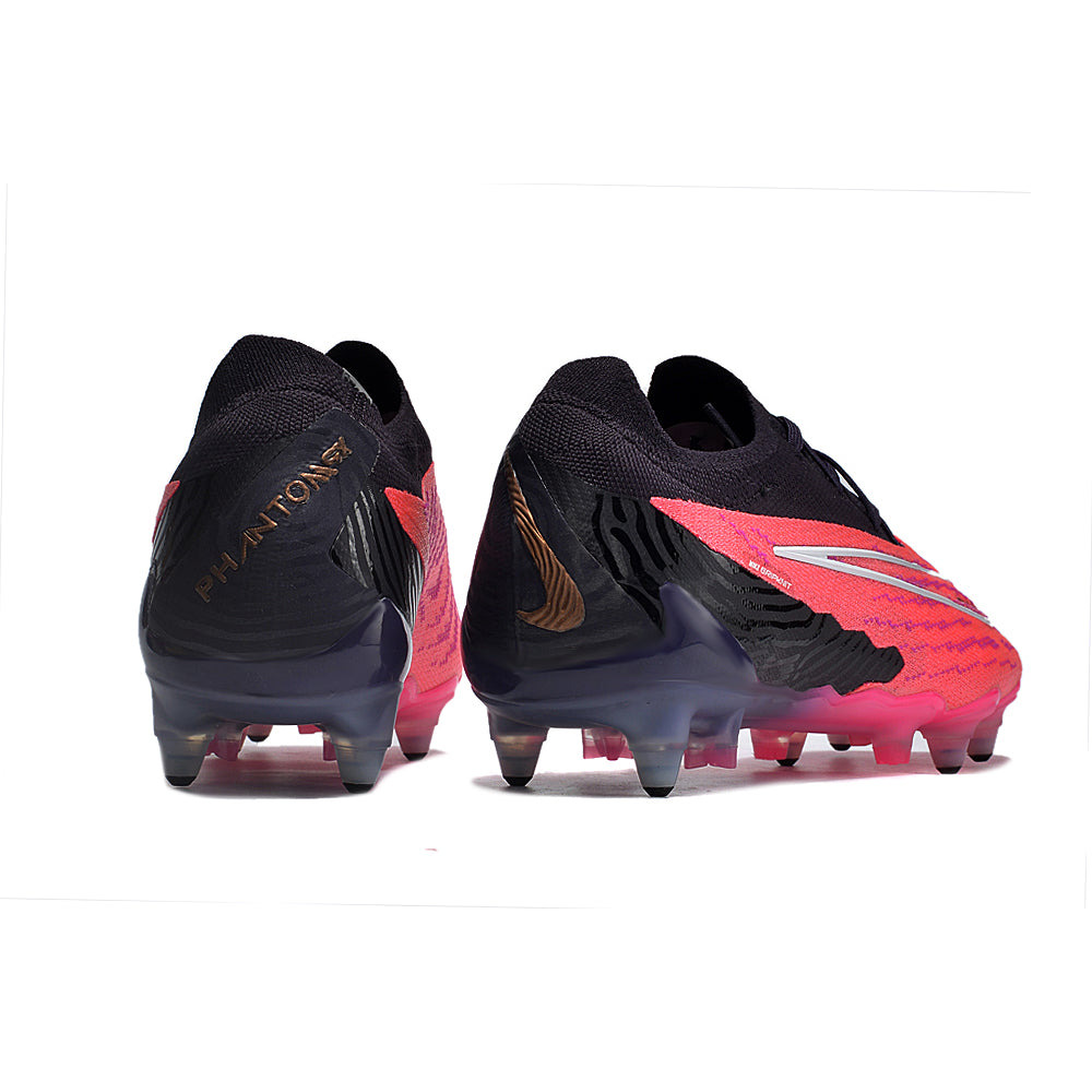 Chuteira Campo Nike Phantom GX Elite Ponta de Aluminio Preta e Rosa 