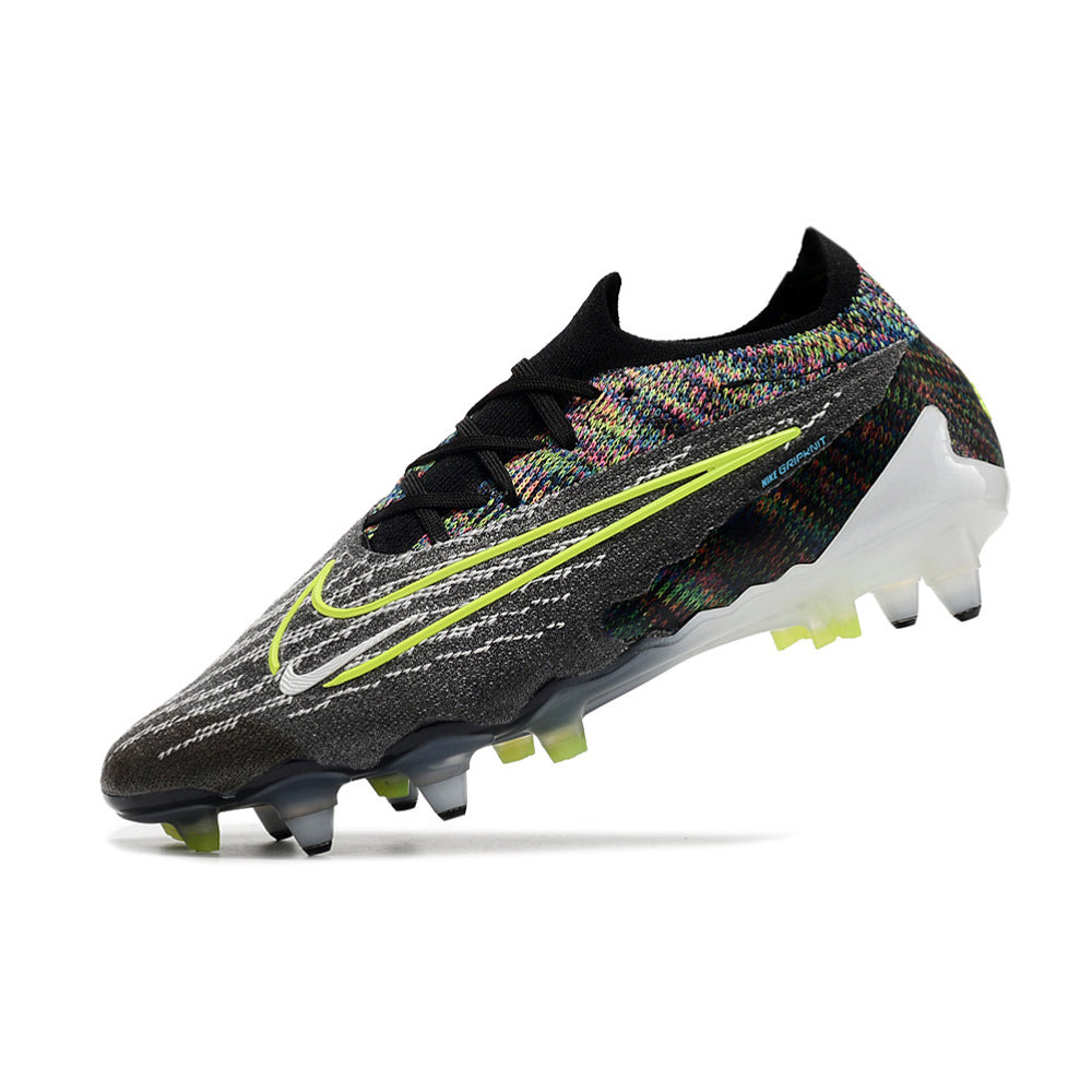 Chuteira Campo Nike Phantom GX Elite Ponta de Aluminio Preta e Verde 