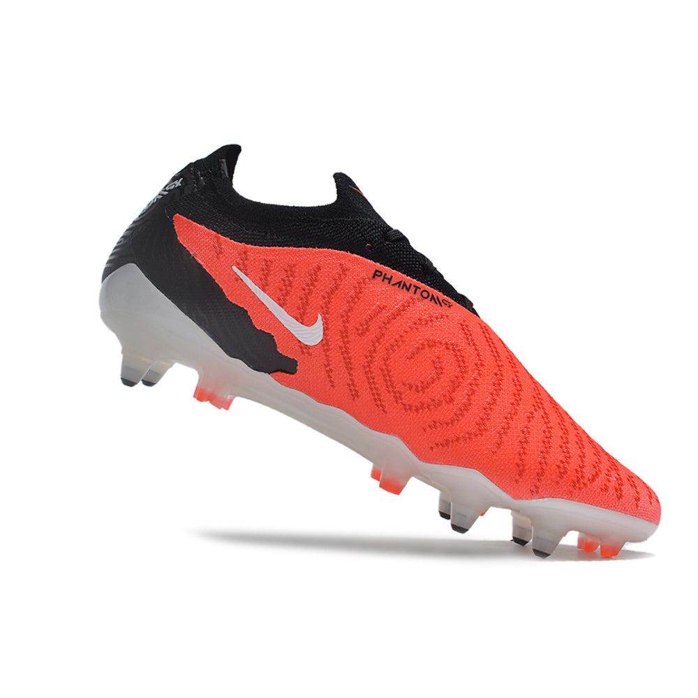 Chuteira Campo Nike Phantom GX Elite Ponta de Aluminio Preta e Vermelha 