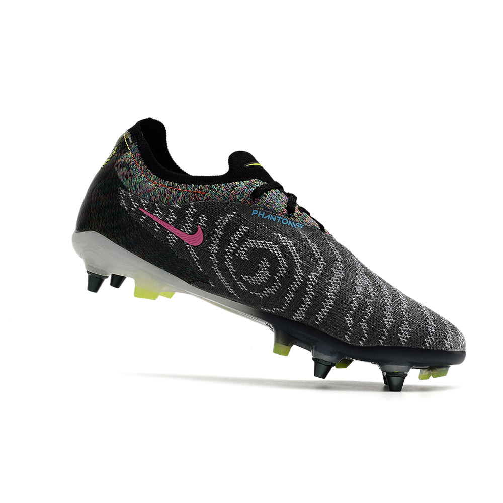 Chuteira Campo Nike Phantom GX Elite Trava Mista Preta e Verde 