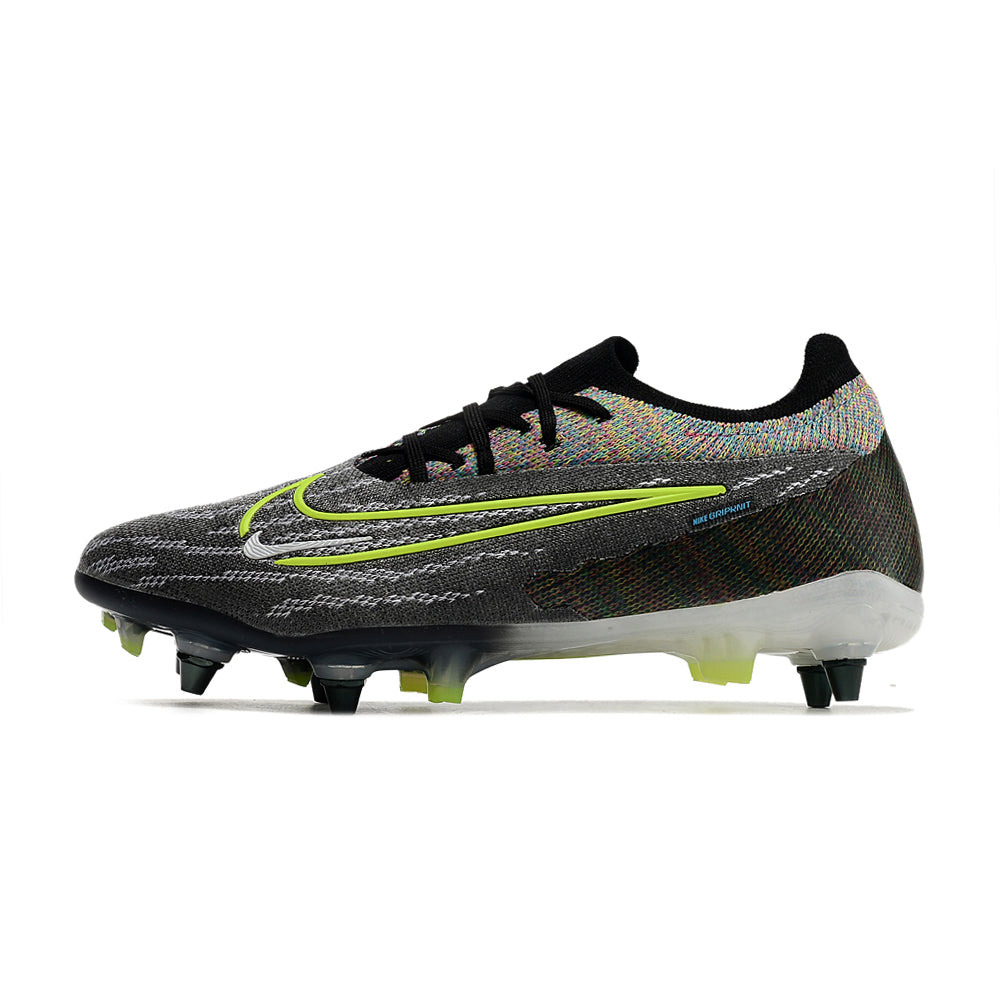 Chuteira Campo Nike Phantom GX Elite Trava Mista Preta e Verde 