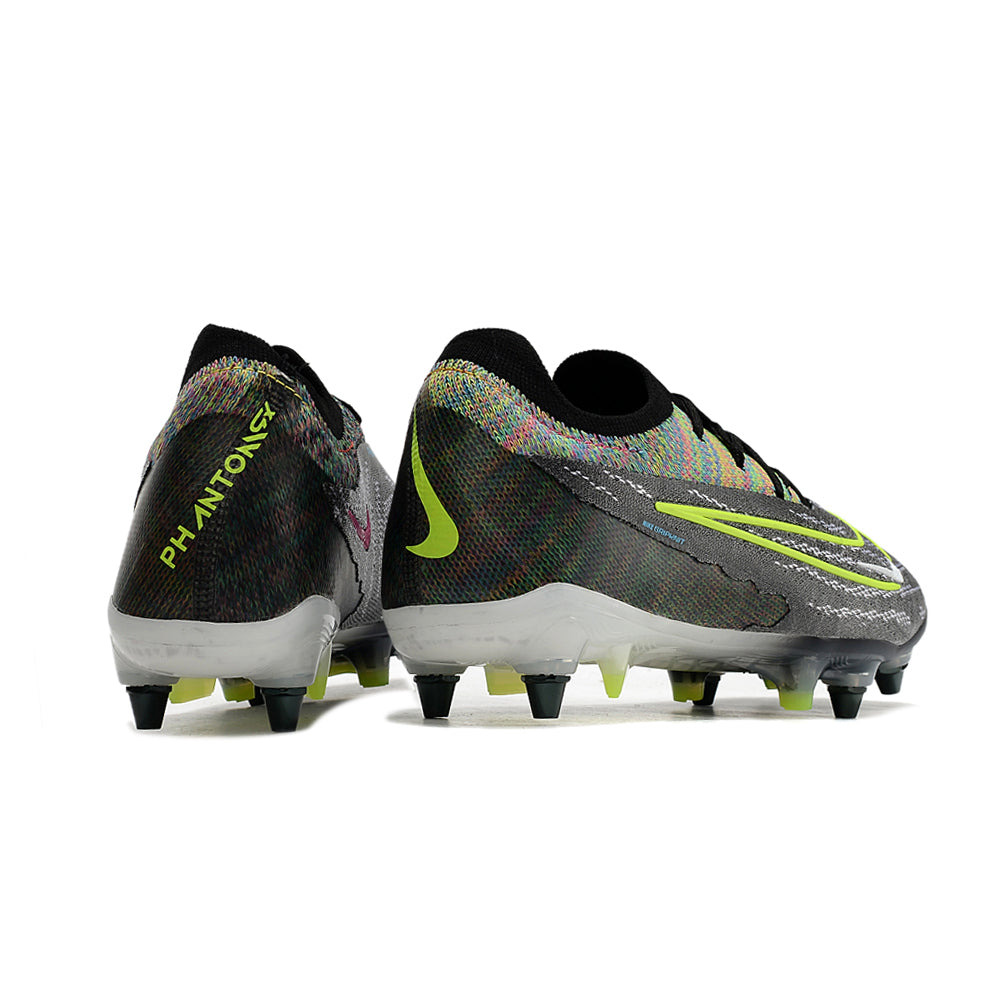 Chuteira Campo Nike Phantom GX Elite Trava Mista Preta e Verde 