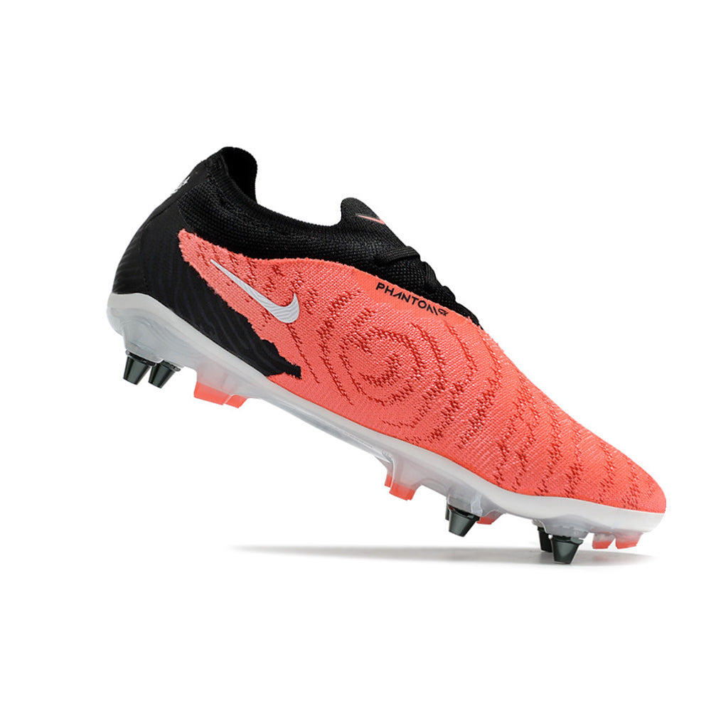 Chuteira Campo Nike Phantom GX Elite Trava Mista Preta e Vermelha 