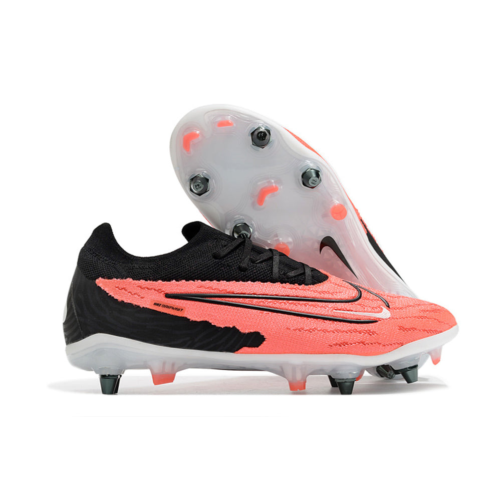 Chuteira Campo Nike Phantom GX Elite Trava Mista Preta e Vermelha 