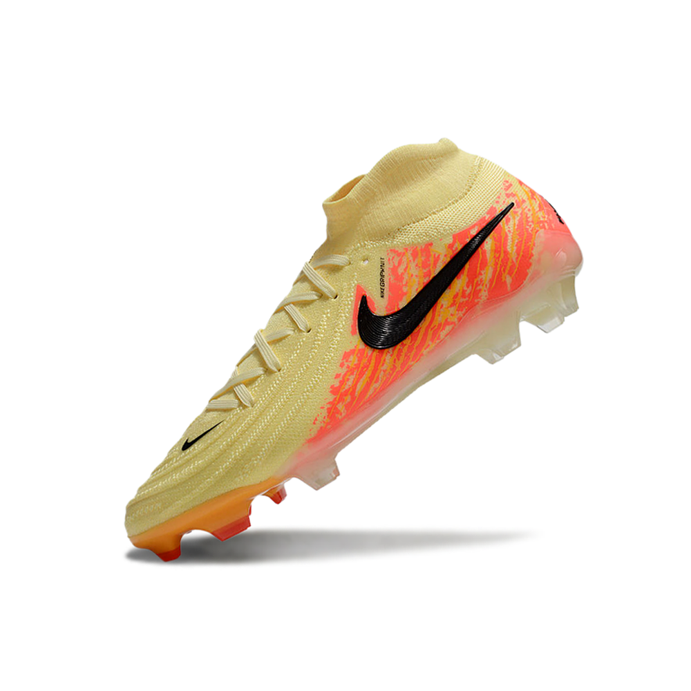 Chuteira Campo Nike Phantom Luna 2 Elite FG Amarelo e Laranja