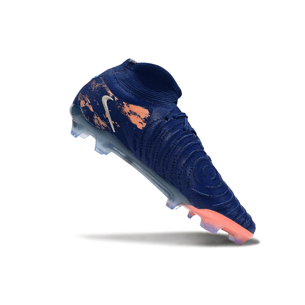 Chuteira Campo Nike Phantom Luna 2 Elite FG Azul e Laranja