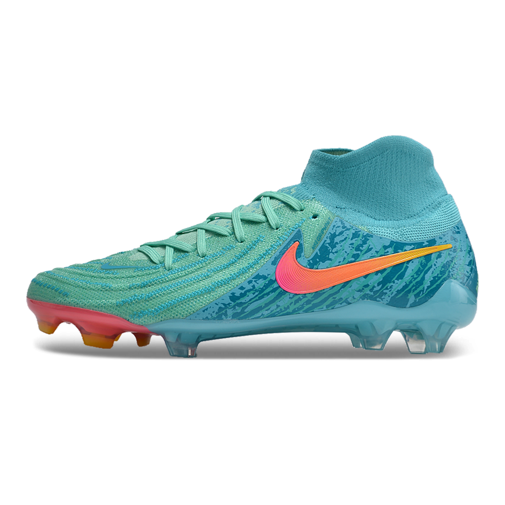 Chuteira Campo Nike Phantom Luna 2 Elite FG Azul e Verde 