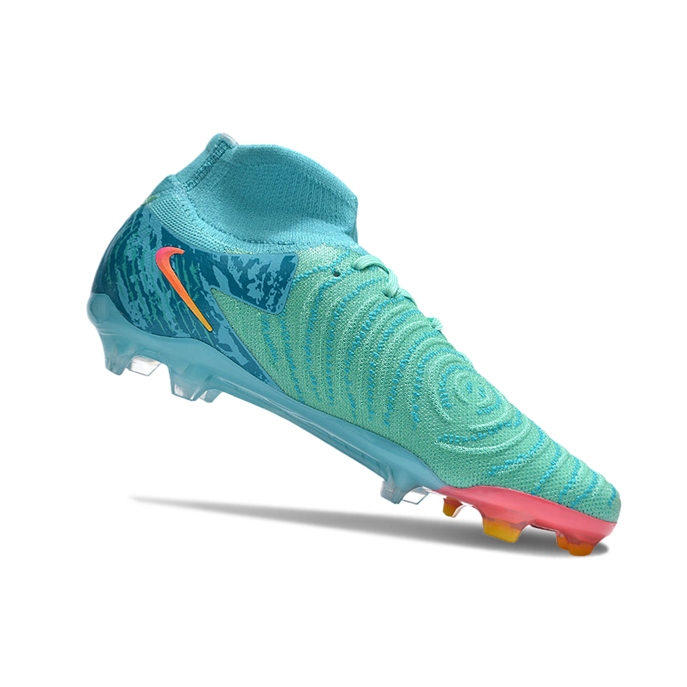 Chuteira Campo Nike Phantom Luna 2 Elite FG Azul e Verde 