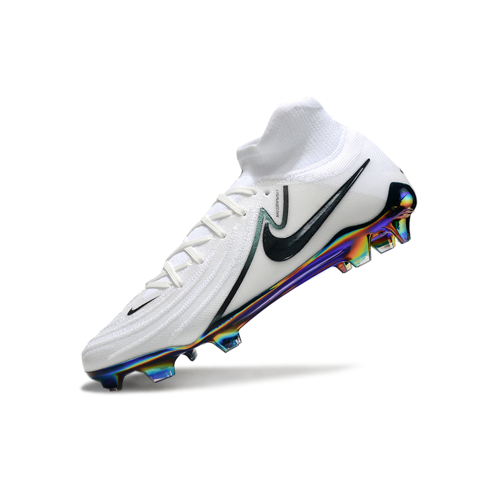 Chuteira Campo Nike Phantom Luna 2 Elite FG Branca e Verde