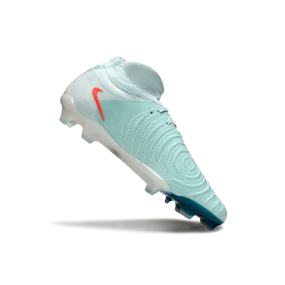 Chuteira Campo Nike Phantom Luna 2 Elite FG Branca, Verde e Laranja 