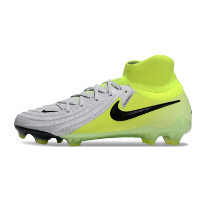 Chuteira Campo Nike Phantom Luna 2 Elite FG Cinza e Verde 