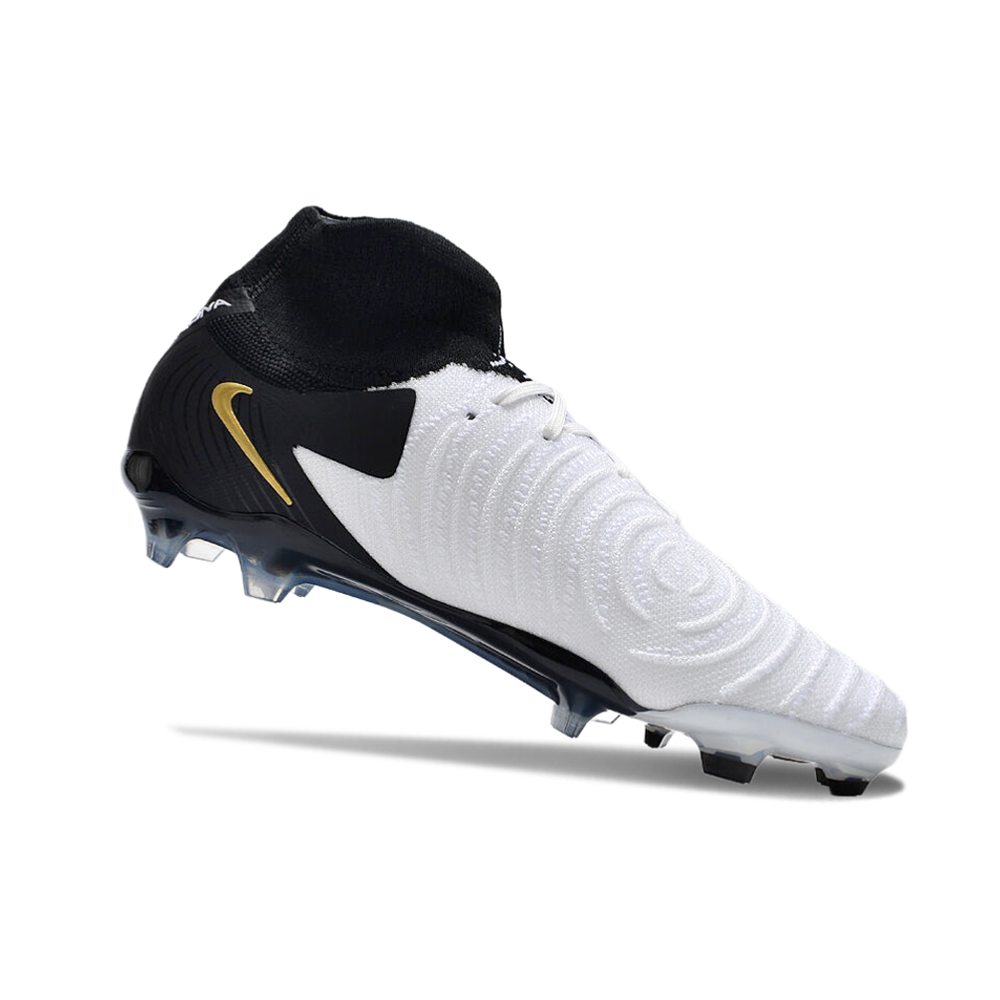 Chuteira Campo Nike Phantom Luna 2 Elite FG Preta e Branca 