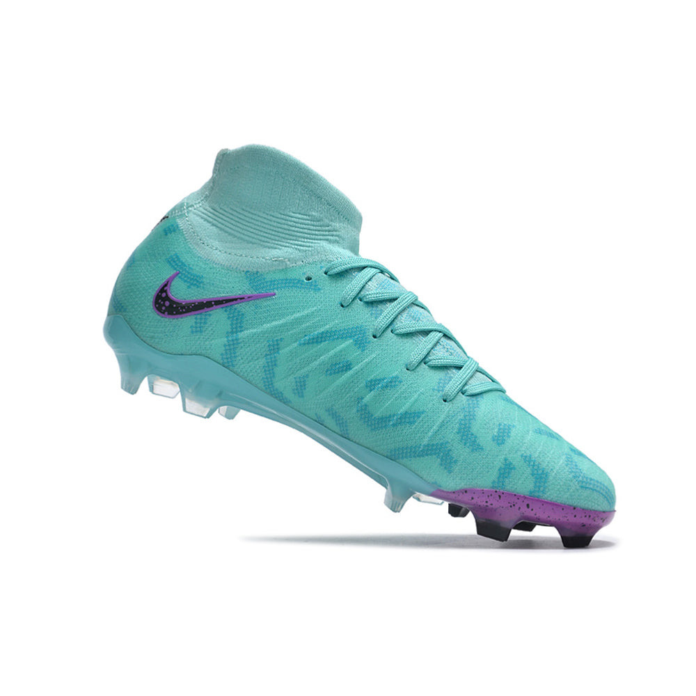 Chuteira Campo Nike Phantom Luna Elite FG Azul e Roxa 