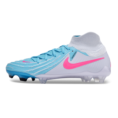 Chuteira Campo Nike Phantom Luna Elite FG Cinza, Azul e Rosa