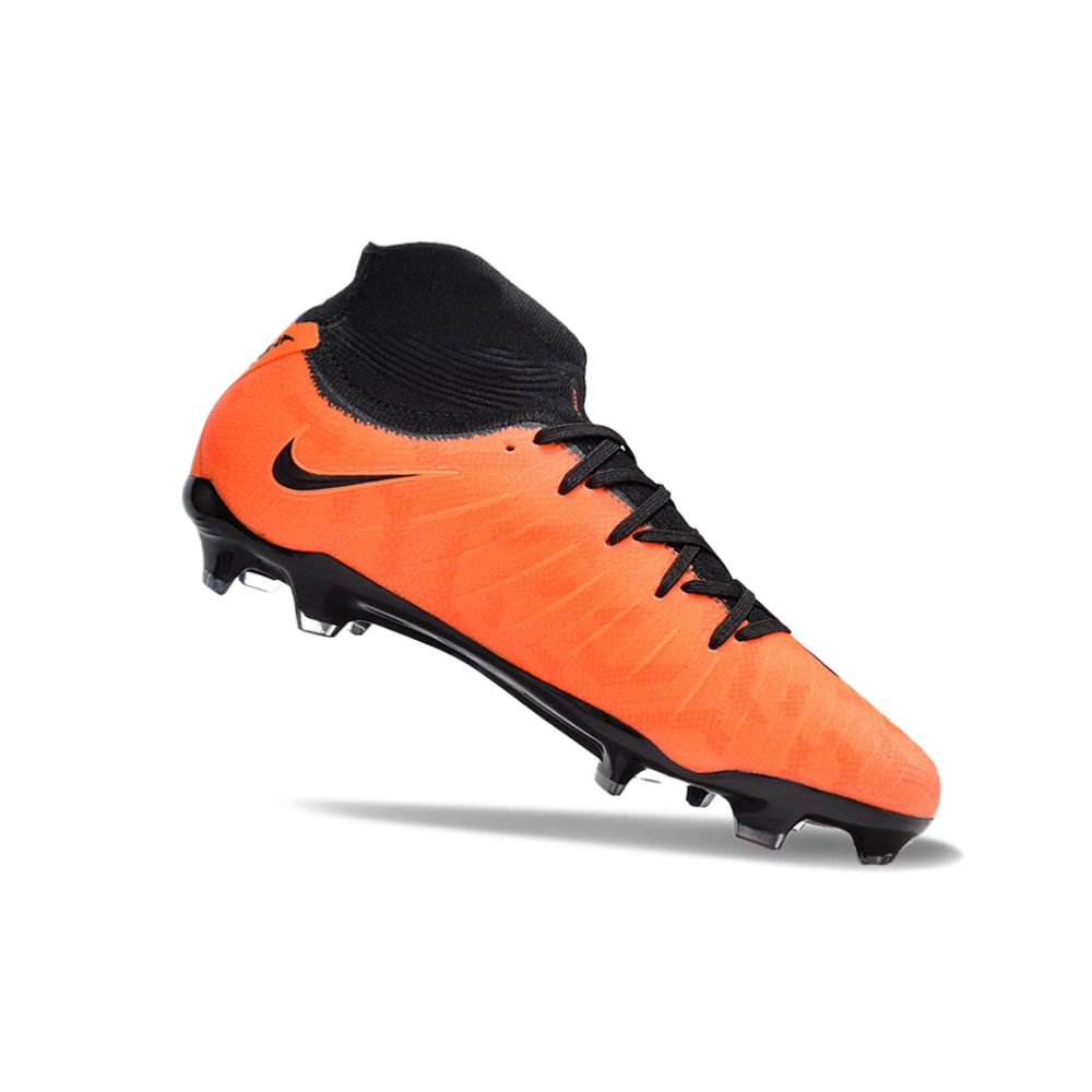 Chuteira Campo Nike Phantom Luna Elite FG Laranja e Preta