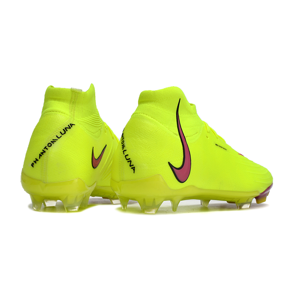 Chuteira Campo Nike Phantom Luna Elite FG Verde e Roxo