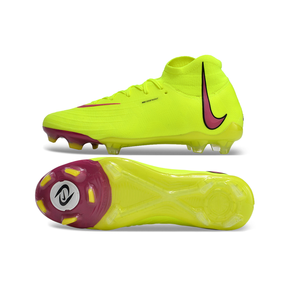 Chuteira Campo Nike Phantom Luna Elite FG Verde e Roxo