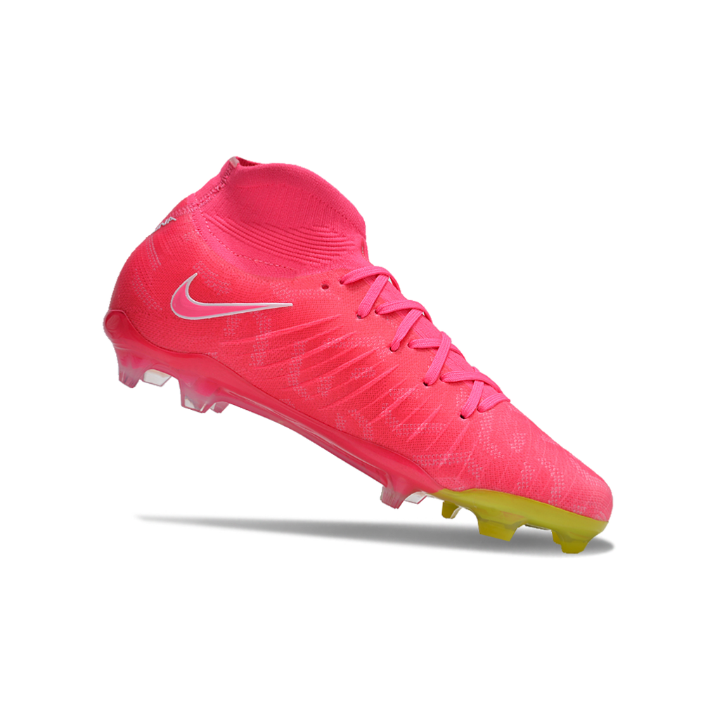 Chuteira Campo Nike Phantom Luna FG Rosa e Verde
