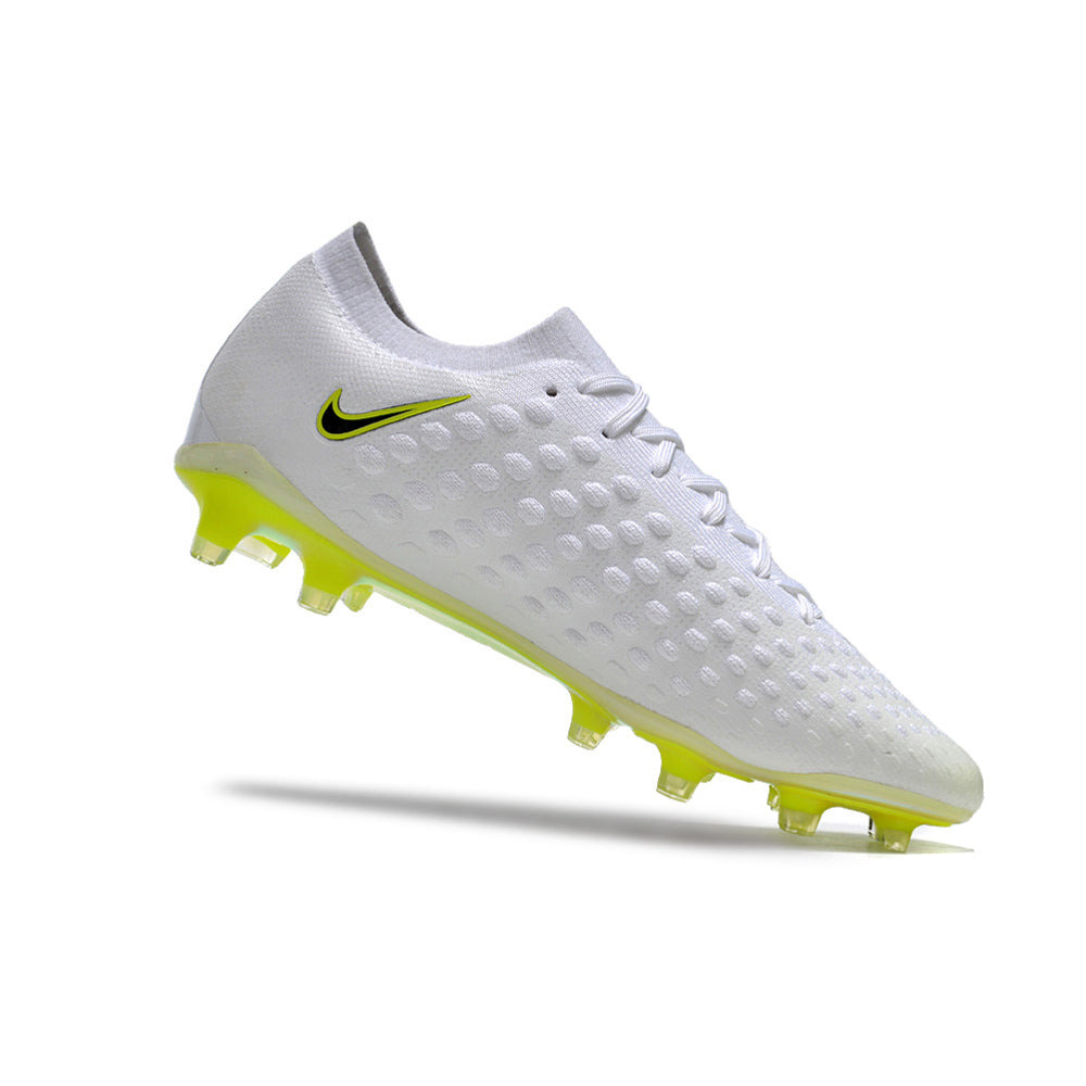 Chuteira Campo Nike Phantom Ultra Venom Elite FG Branca e Verde
