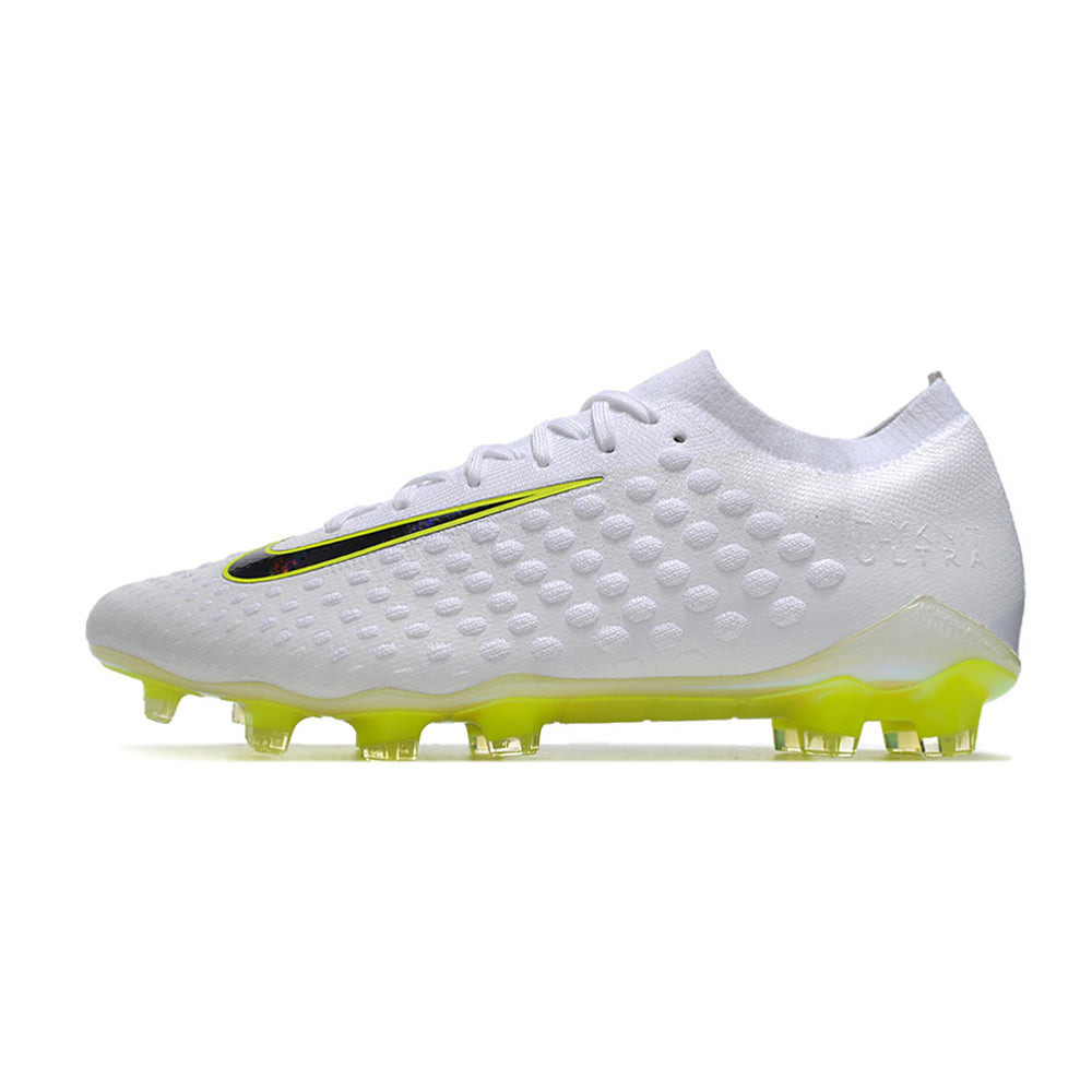 Chuteira Campo Nike Phantom Ultra Venom Elite FG Branca e Verde