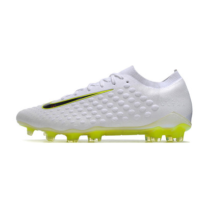 Chuteira Campo Nike Phantom Ultra Venom Elite FG Branca e Verde