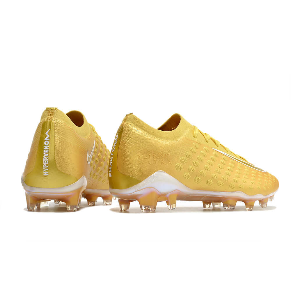 Chuteira Campo Nike Phantom Ultra Venom Elite FG Dourada