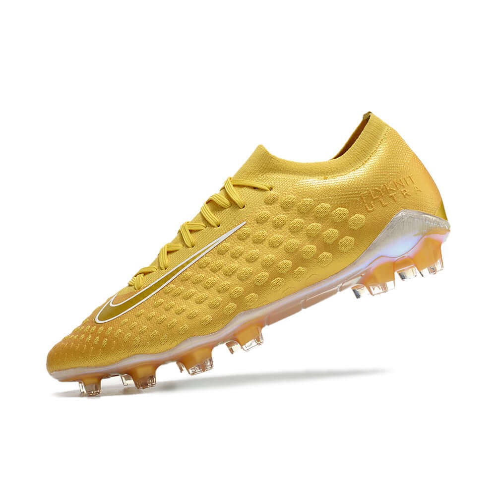 Chuteira Campo Nike Phantom Ultra Venom Elite FG Dourada