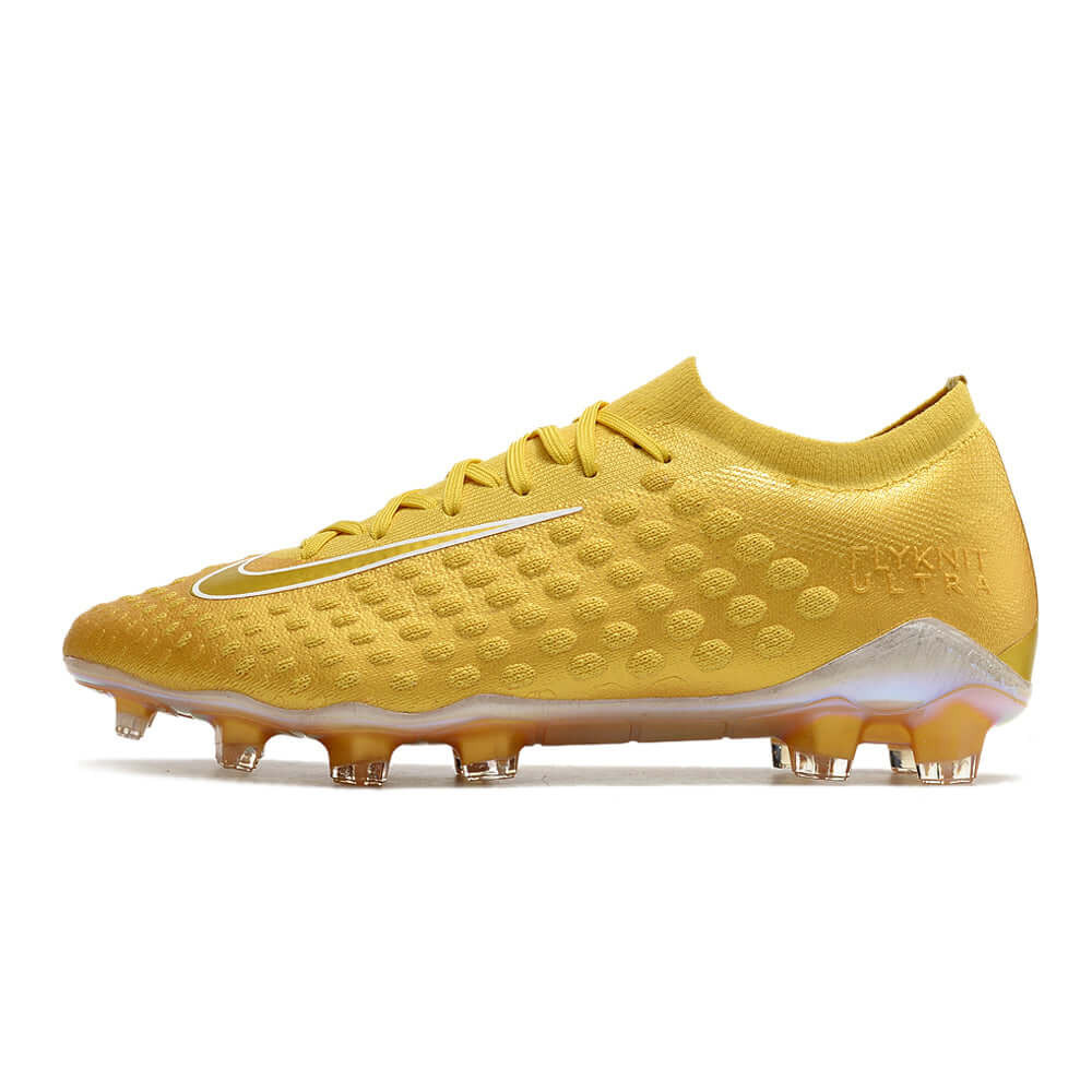 Chuteira Campo Nike Phantom Ultra Venom Elite FG Dourada