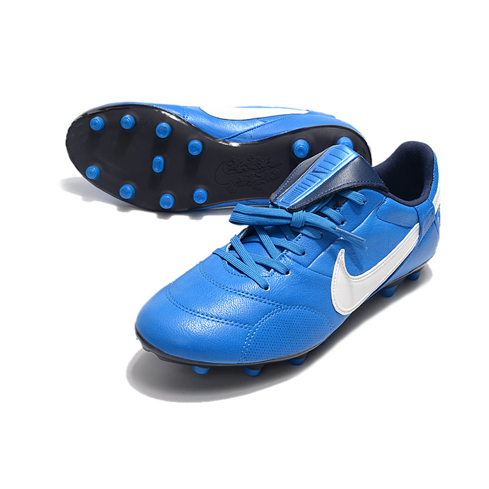 Chuteira Campo Nike Premier 3 FG Azul e Preta
