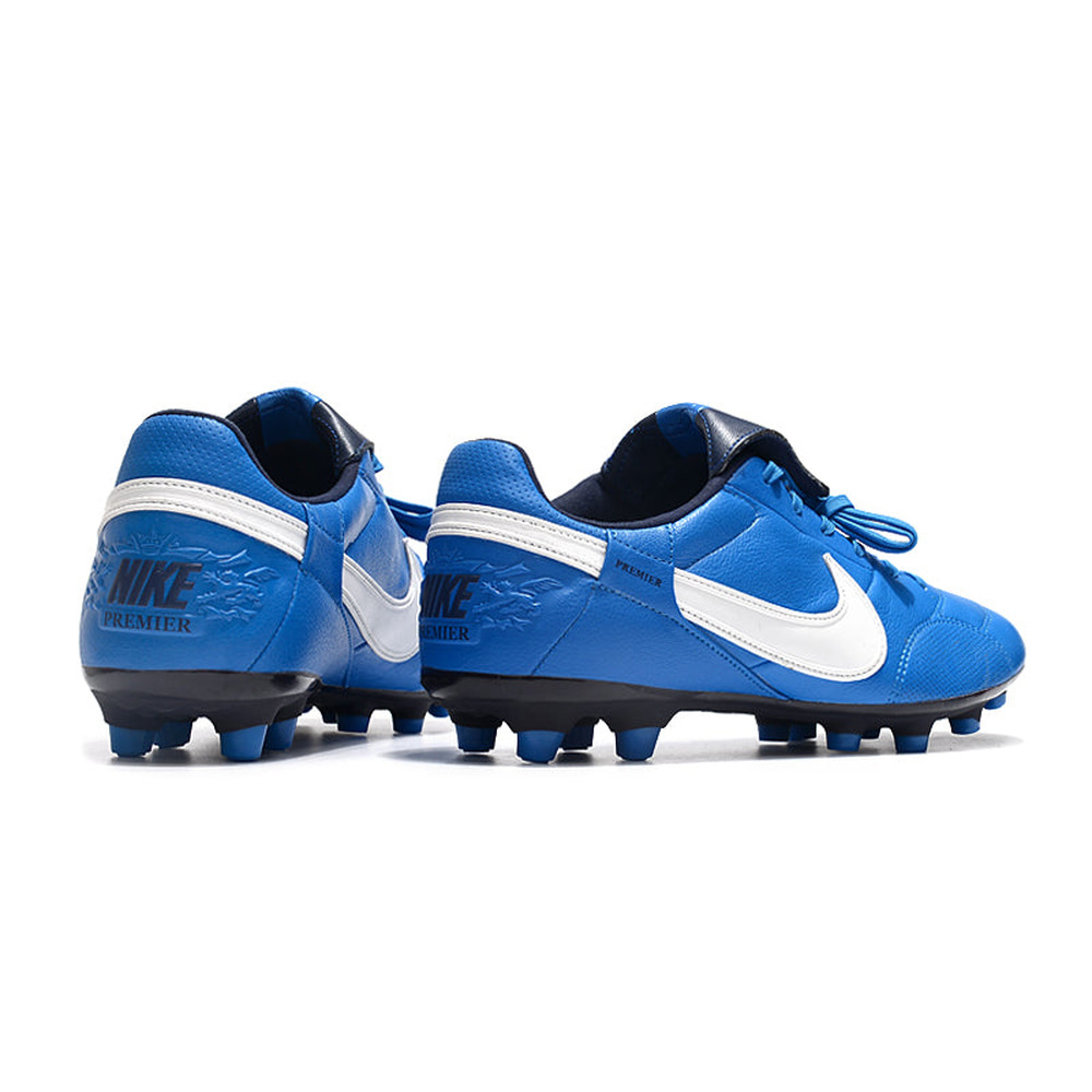 Chuteira Campo Nike Premier 3 FG Azul e Preta