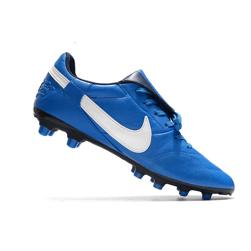 Chuteira Campo Nike Premier 3 FG Azul e Preta