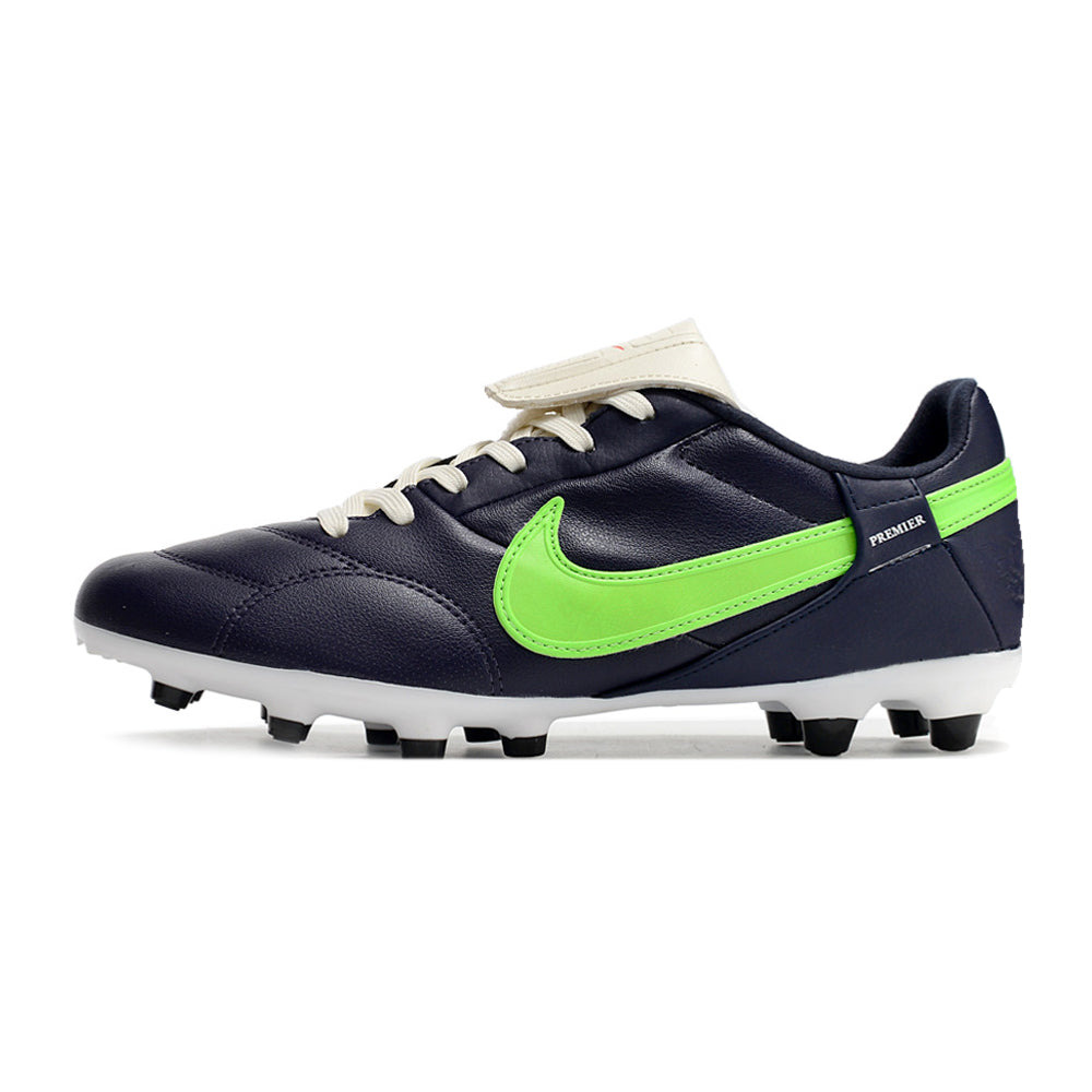 Chuteira Campo Nike Premier 3 FG Azul e Verde