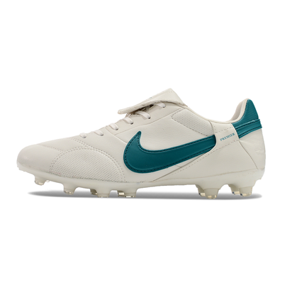 Chuteira Campo Nike Premier 3 FG Branca e Verde 