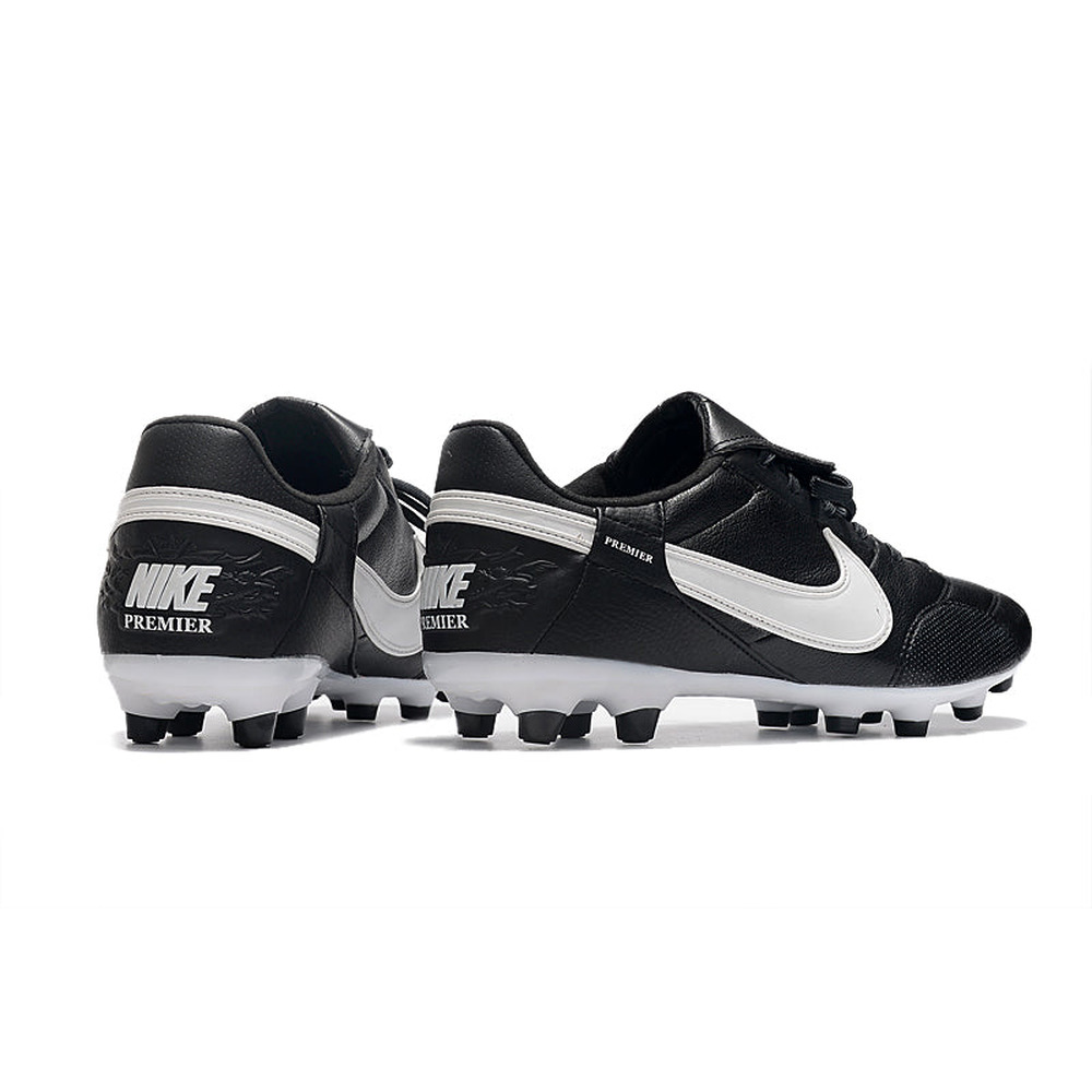 Chuteira Campo Nike Premier 3 FG Preta e Branca