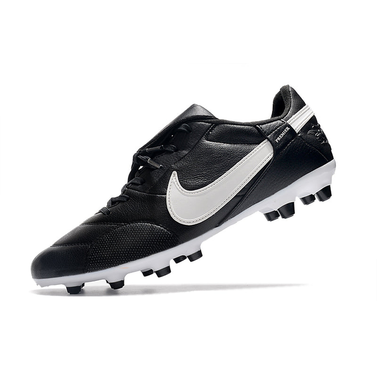 Chuteira Campo Nike Premier 3 FG Preta e Branca
