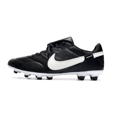 Chuteira Campo Nike Premier 3 FG Preta e Branca